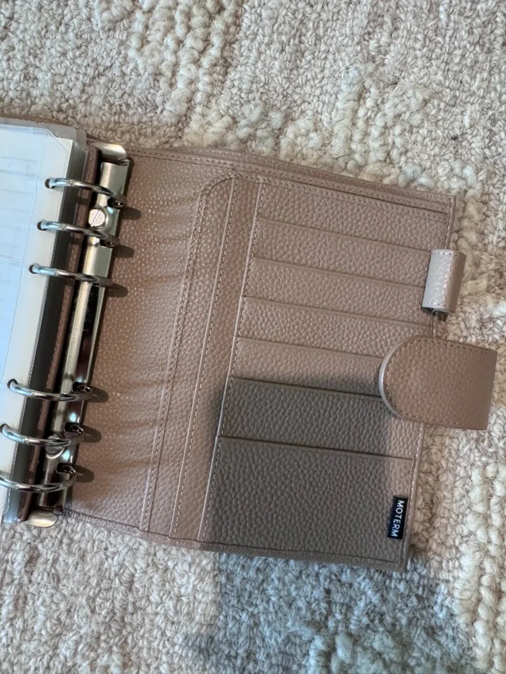 Moterm Luxe 2.0 Rings Planner - Personal Wide (Pebbled)